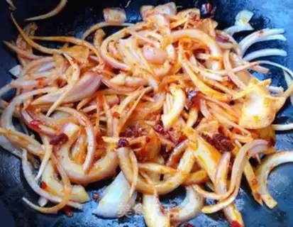 Make The onions are burning up the leaves step 7