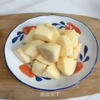 Make Apple yogurt salad step 2