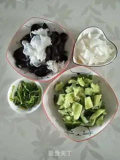 Make cucumber onions with cold ears step 4