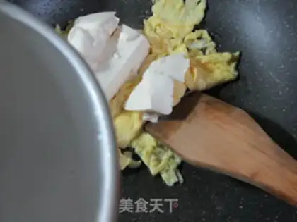 Make Egg abalone tofu step 9