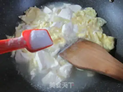 Make Egg abalone tofu step 11