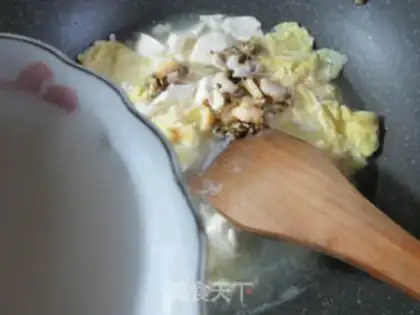 Make Egg abalone tofu step 12