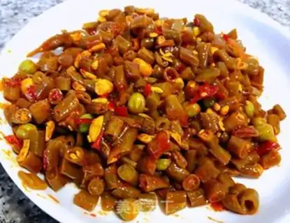 Make Sour bean chili chicken step 3