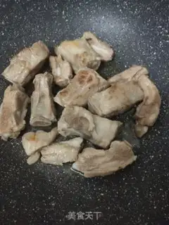 Make Potato burn ribs step 1