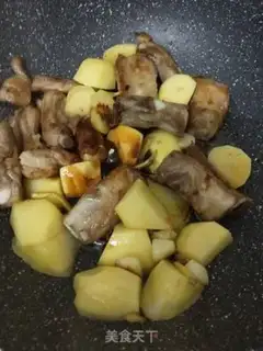 Make Potato burn ribs step 4