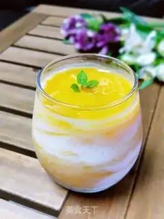 Make Yogurt mango juice step 8