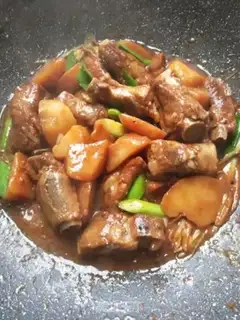 Make Potato burn ribs step 7
