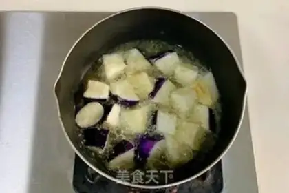 Make Sugar and eggplant step 3