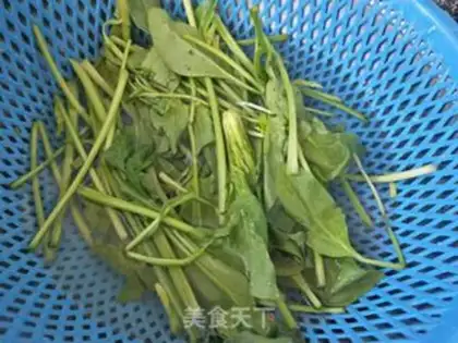 Make Spinach tofu step 1