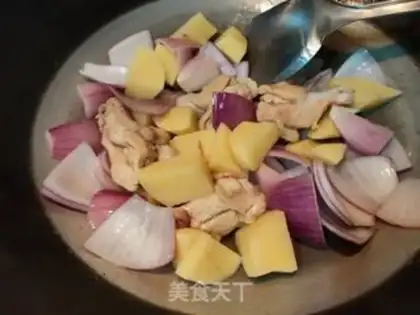 Make Malay curry chicken step 5
