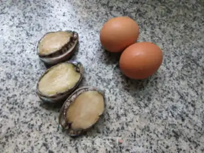 Make Abalone eggs step 0