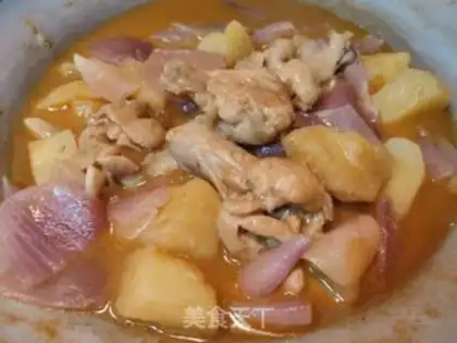 Make Malay curry chicken step 11