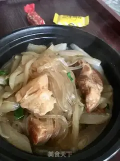 Make Puffed meat and radish step 11