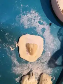 Make Rose moon cake step 2