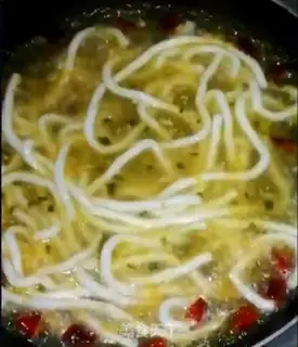 Make Sour soup, fat cow step 8