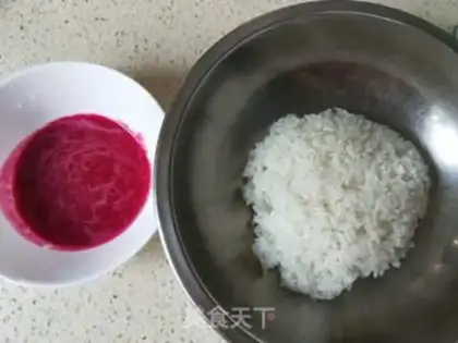 Make Creative cherry rice step 5
