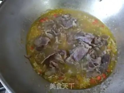 Make Sour soup, fat cow step 7