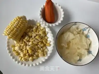 Make Corn silver ears step 1