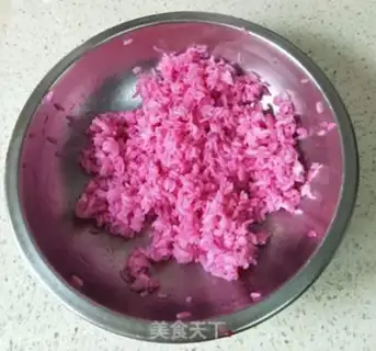 Make Creative cherry rice step 6