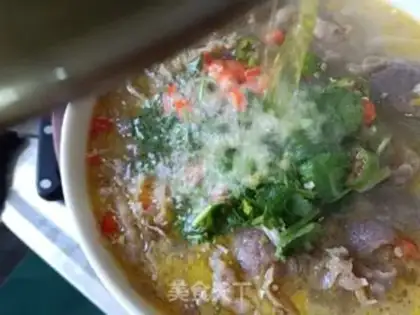 Make Sour soup, fat cow step 9