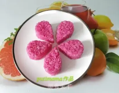 Make Creative cherry rice step 8