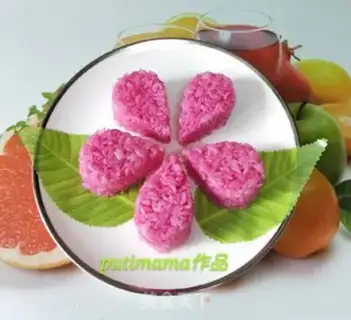 Make Creative cherry rice step 9