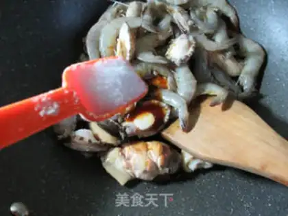 Make Shrimp shrimp from the middle fin step 7