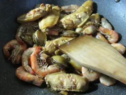 Make Shrimp shrimp from the middle fin step 9