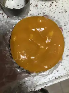 Make Mango yogurt mousse cake step 18