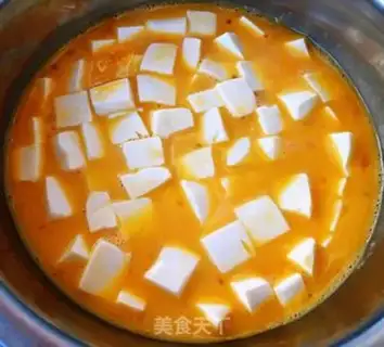 Make Tofu eggs and spicy cabbage step 4