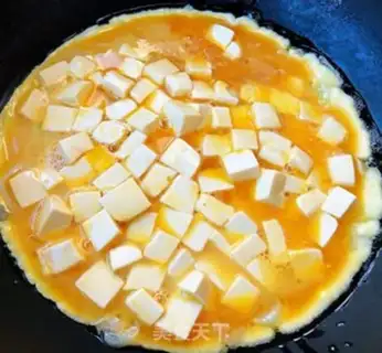 Make Tofu eggs and spicy cabbage step 6