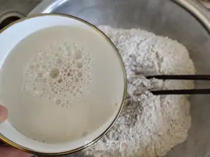 Make All-wheat potatoes step 3