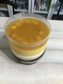 Make Mango yogurt mousse cake step 25