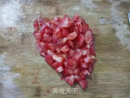 Make Tomato pea pasta step 2