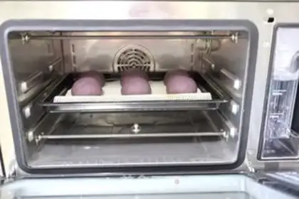 Make Black rice buns and bean sandbags step 13