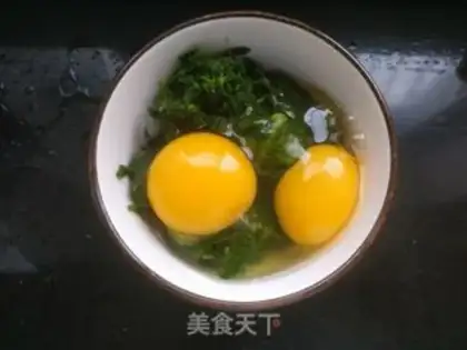 Make Eggs from the casserole step 2