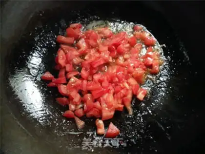 Make Tomato pea pasta step 7