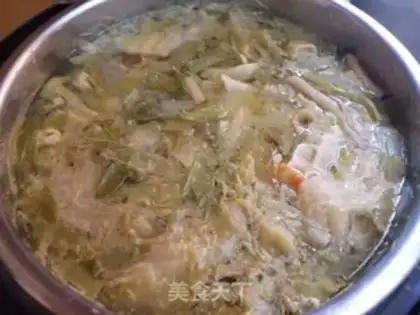 Make Mountain medicine, carrots, broccoli soup step 5