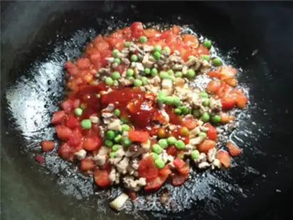 Make Tomato pea pasta step 9
