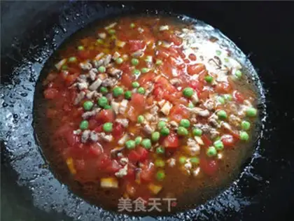 Make Tomato pea pasta step 10