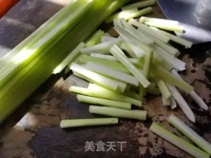 Make Celery carrot with eggs step 7