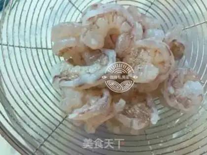 Make Shrimp eggs, fried storks step 3