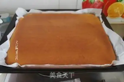 Make Cherry jam cake roll step 9