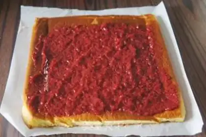 Make Cherry jam cake roll step 10