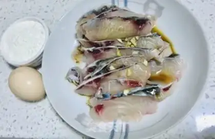 Make Rolling fish step 1