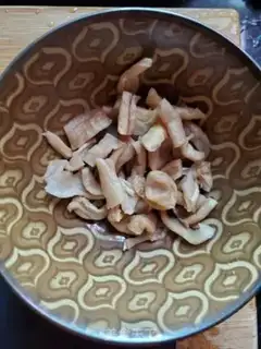 Make Scrambled radish and veggie fish step 4