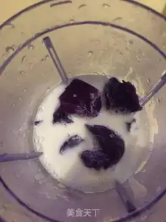 Make Purple potato silver shake step 2