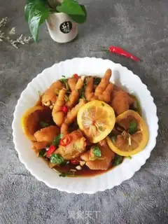 Make Lemon chicken claws step 9