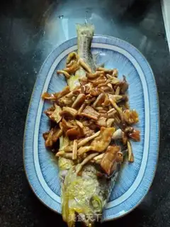 Make Scrambled radish and veggie fish step 10