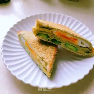 Make Green tea egg sandwich step 13